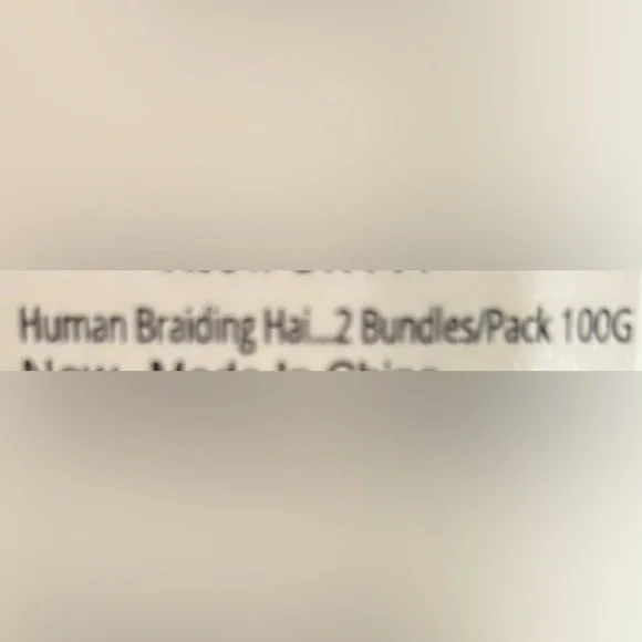 Human braiding hair 2-bundles NWT - Picture 6 of 6